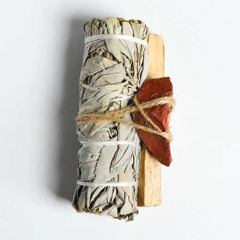 Sage + Palo Santo + Raw Crystals Cleansing & Healing Set