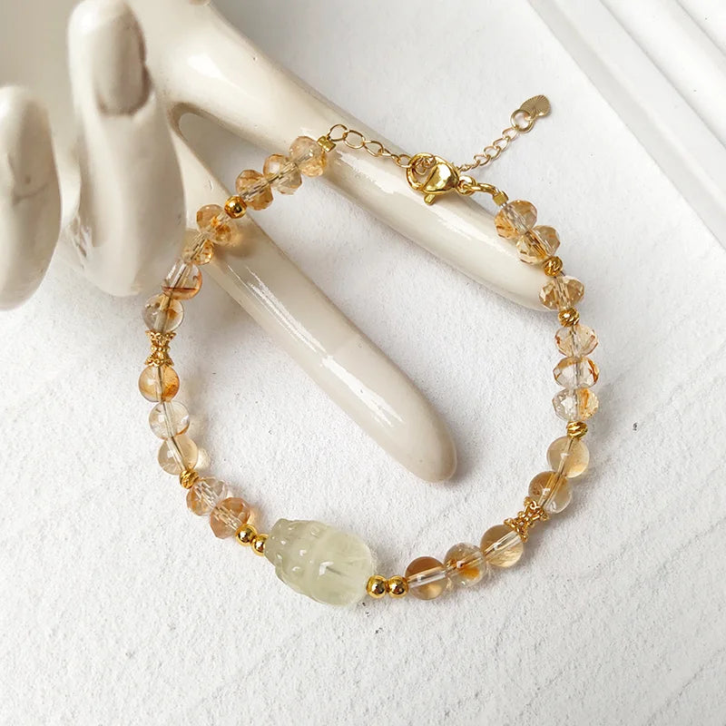 Pixiu Abundance · Citrine Bracelet