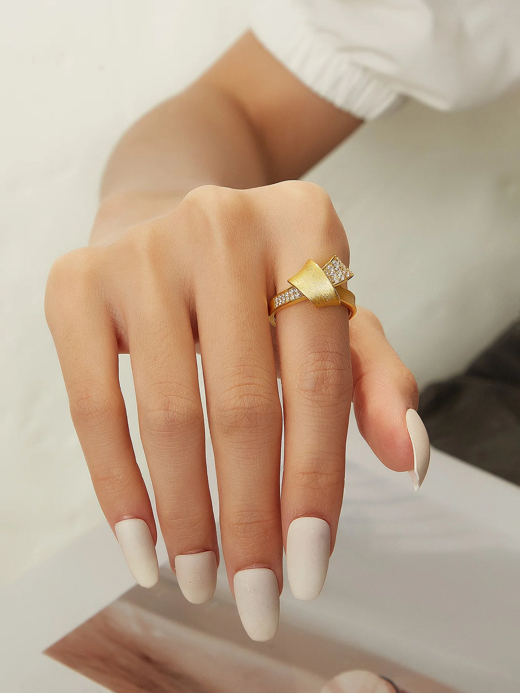 Satin Loop Ring
