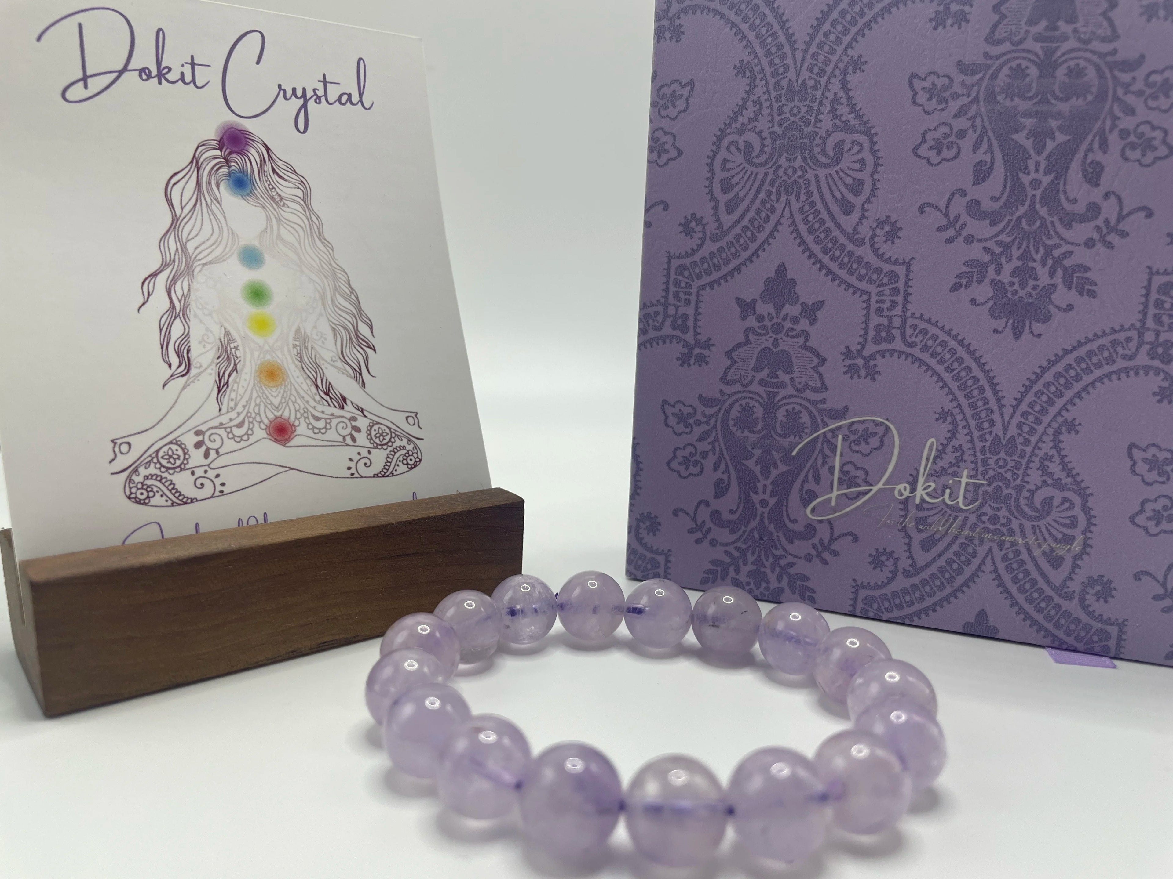 Lavender Amethyst Bracelet · Calm & Protection